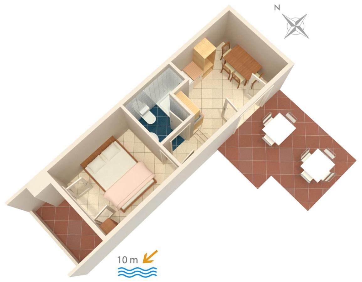 Apartment Pokrivenik 5231B Gdinj Экстерьер фото